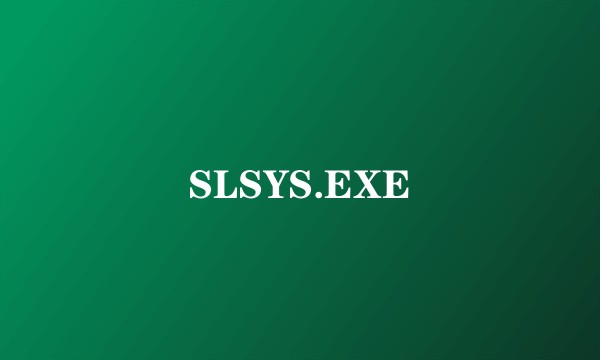 SLSYS.EXE