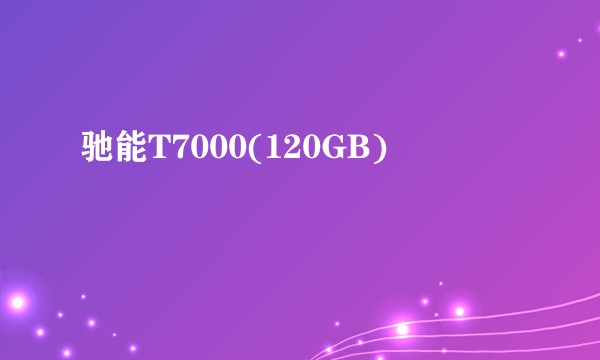 驰能T7000(120GB)