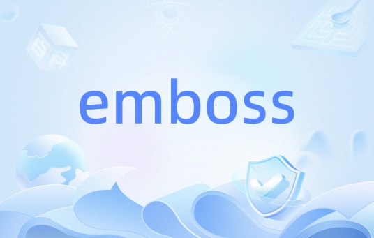 emboss