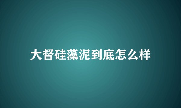 大督硅藻泥到底怎么样