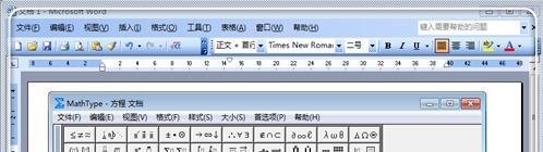 word2003里面的公式编辑器在哪里面？