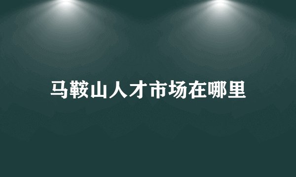 马鞍山人才市场在哪里