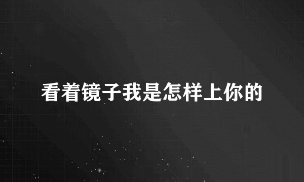 看着镜子我是怎样上你的