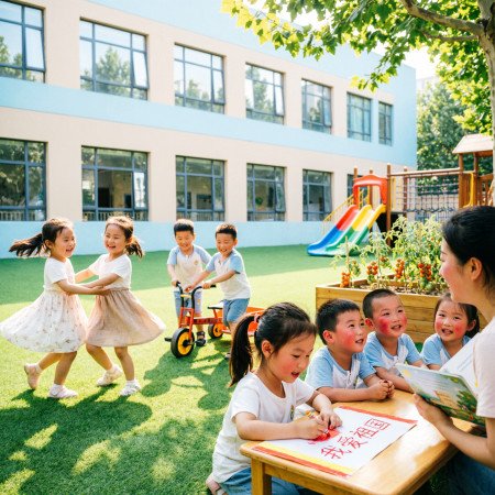 童心向党幼儿园串词