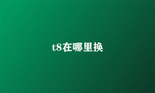 t8在哪里换