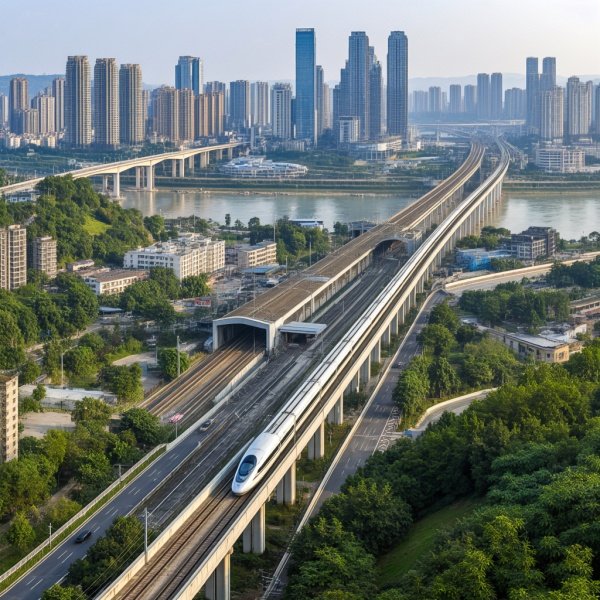 长沙到重庆高铁线路