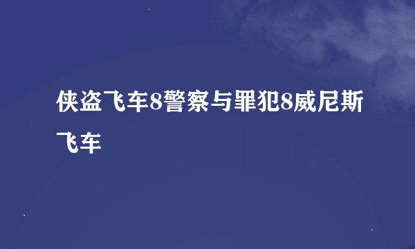 侠盗飞车8警察与罪犯8威尼斯飞车