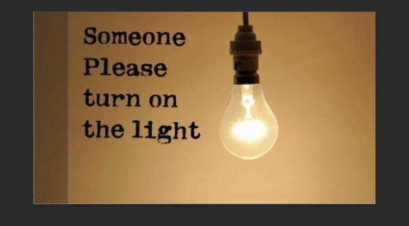 turn on the light什么意思？