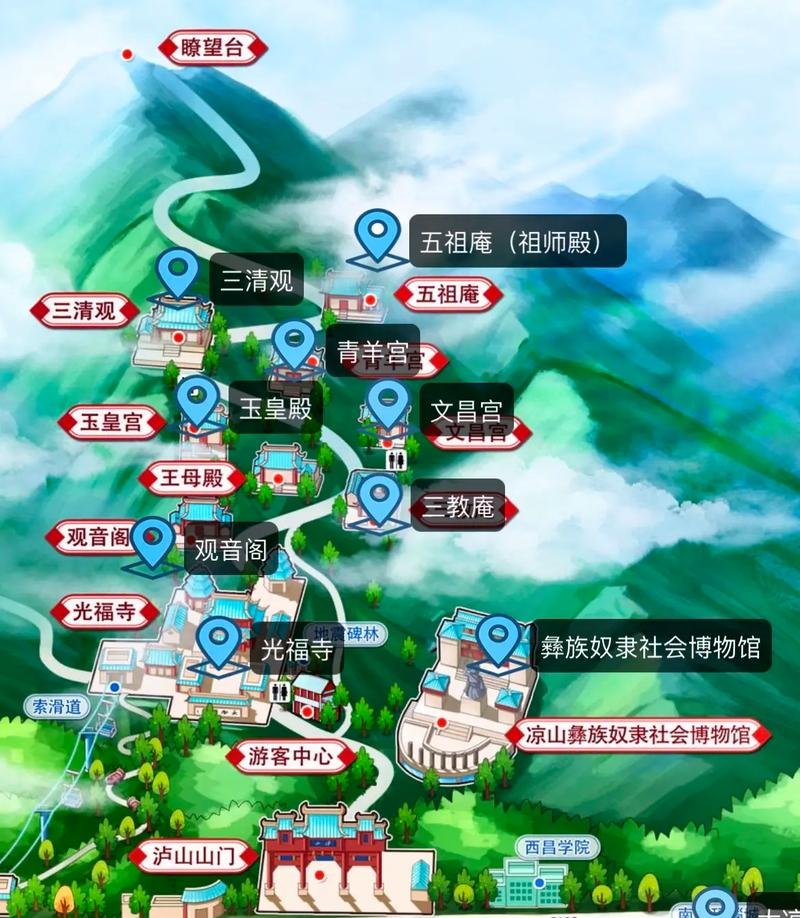 西昌的庐山在哪个位置，西昌庐山要爬多久