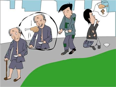 拦车乞讨白发老人是银行VIP，遇到流浪乞讨者，你会怎么做？