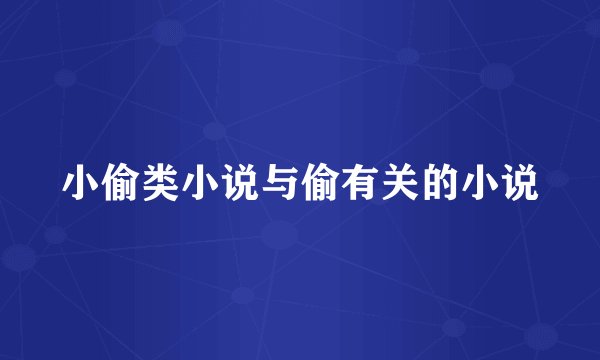 小偷类小说与偷有关的小说
