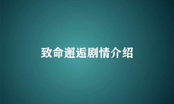 致命邂逅剧情介绍