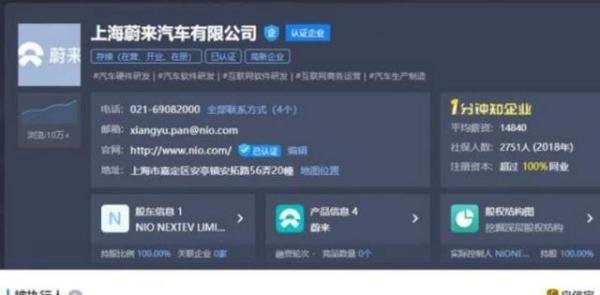因为110万服务费 蔚来汽车被列为被执行人 官方回应已经支付
