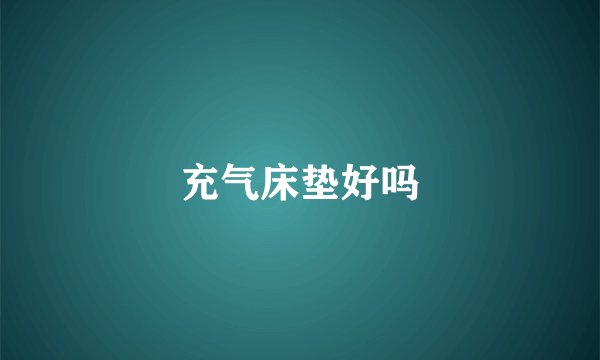 充气床垫好吗