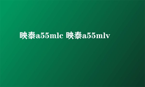 映泰a55mlc 映泰a55mlv