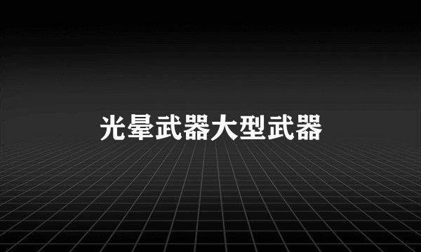 光晕武器大型武器