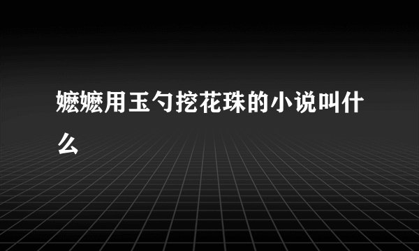 嬷嬷用玉勺挖花珠的小说叫什么