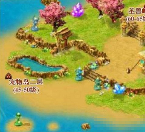 《天书奇谈》在宠物岛怎么抓宠物啊？