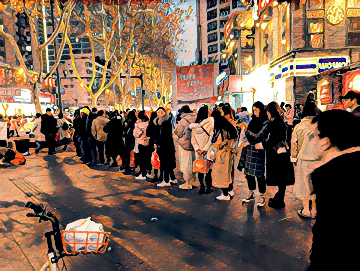 排队(英文)怎么说？