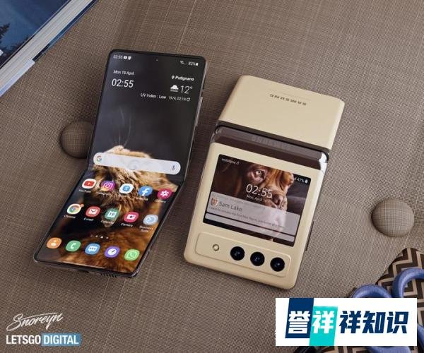 三星新款“化妆盒”手机曝光,外屏更大,操作更方便!