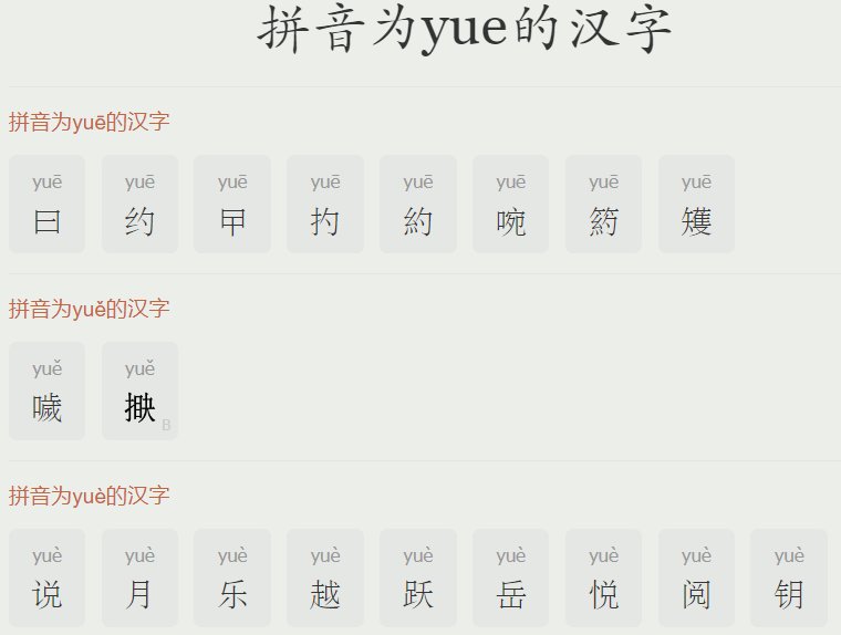 五行中属水读YUE的音的字