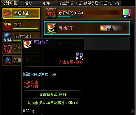 DNF:游戏中的五大“奇葩”称号,这些你都有吗?