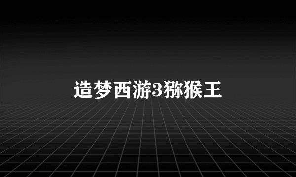 造梦西游3猕猴王