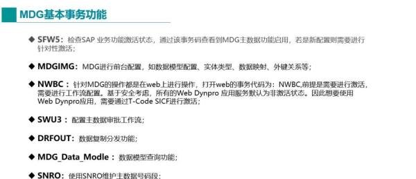 关于SAP-MDG的主数据治理理论概述