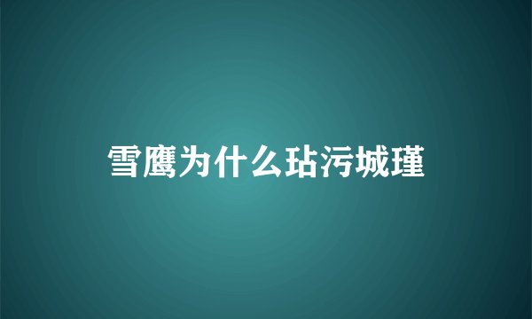 雪鹰为什么玷污城瑾