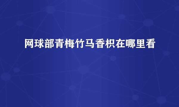 网球部青梅竹马香枳在哪里看