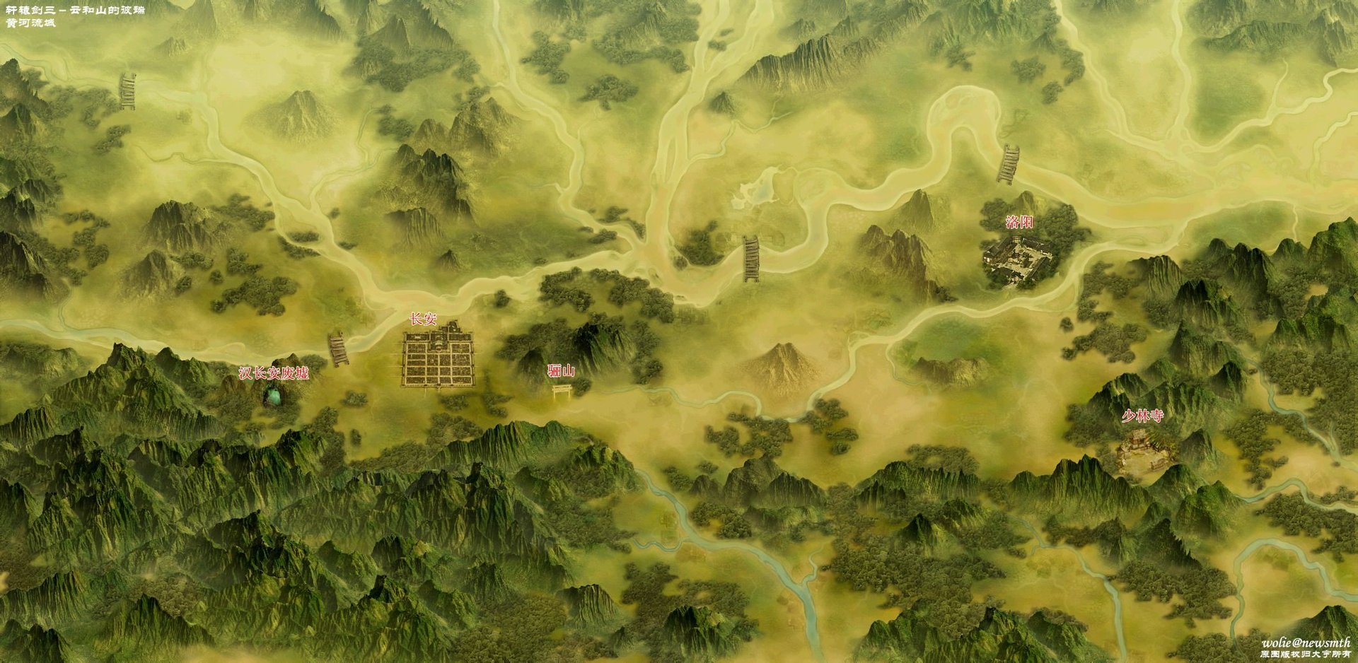 求轩辕剑3云和山的彼端 要图文攻略（是电子书版的)，还有全景地图。谢谢！