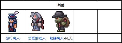 《泰拉瑞亚》所有npc是什么?