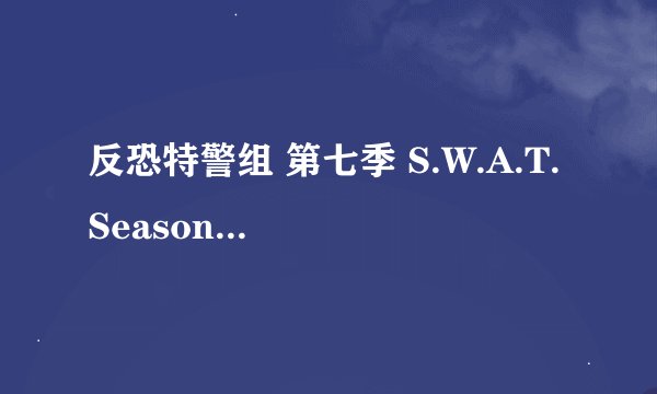 反恐特警组 第七季 S.W.A.T. Season 7 (2024)全集未删减高清版免费下载