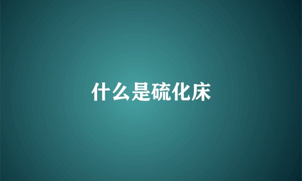 什么是硫化床